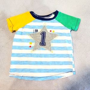 Mud Pie I Am 1 Shirt 12 to 18 Month